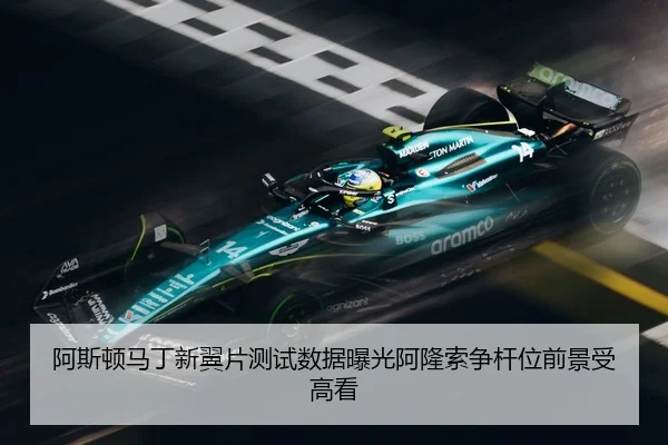 阿斯顿马丁新翼片测试数据曝光阿隆索争杆位前景受高看